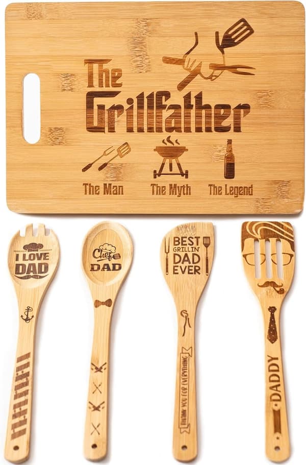 Father's Day Dad Cutting Board from Daughter & Son
