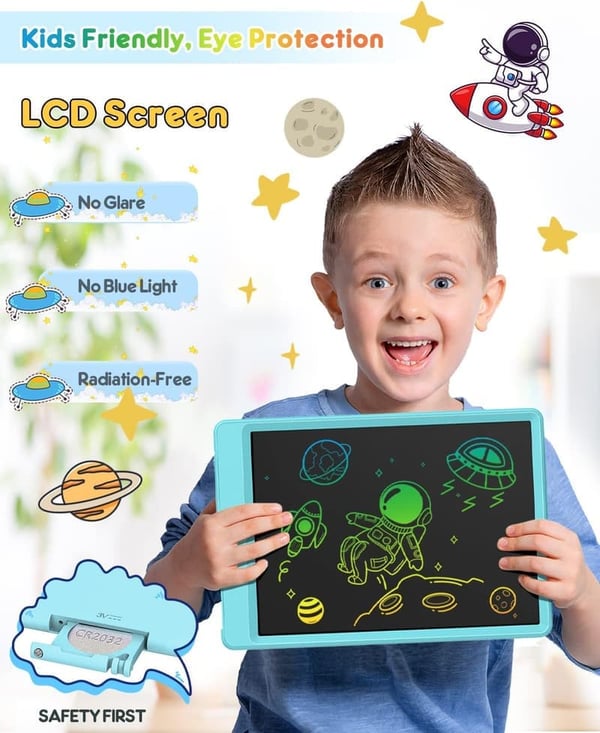 10-Inch LCD Writing Tablet for Kids - Educational Doodle Board