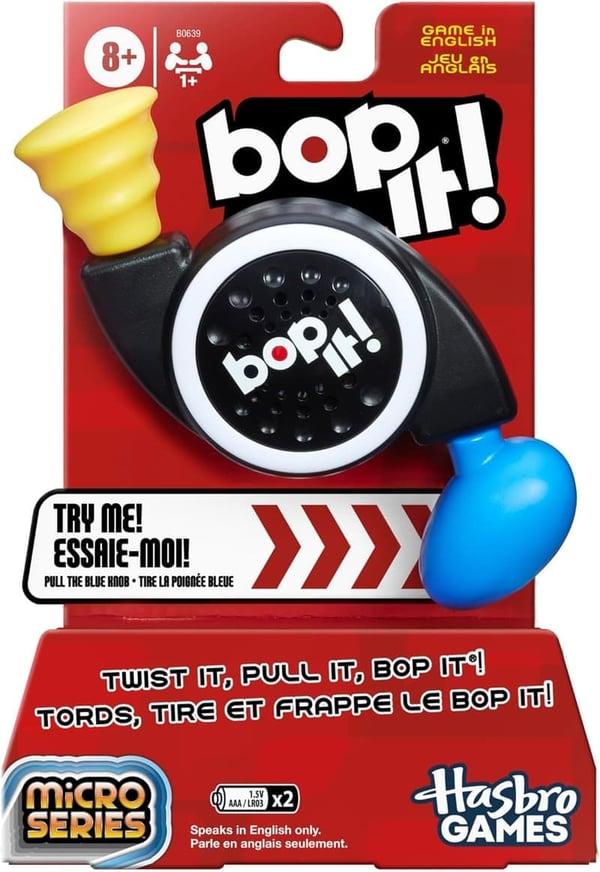 Bop It! Micro Series Electronic Game for Kids Ages 8+
