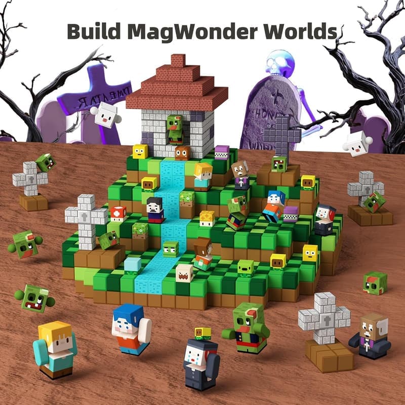 STEM Magnetic Building Blocks Set for Kids Age 3+