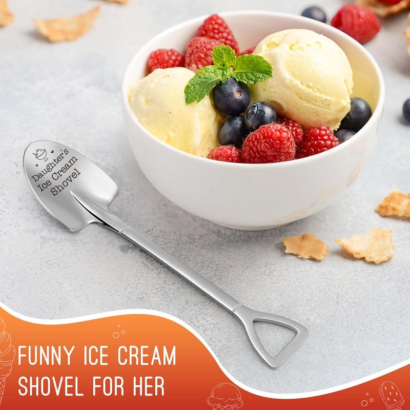 Valentine's Day Ice Cream Shovel Gift for Daughter