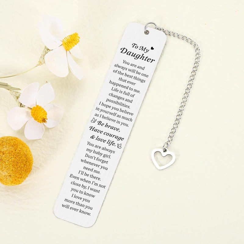 Birthday Gifts for Daughter - Inspirational Bookmark