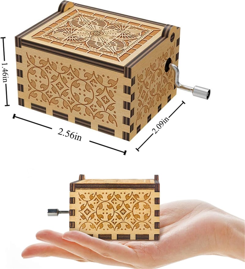Birthday Gift – Engraved Sunflower Music Box for Daughter