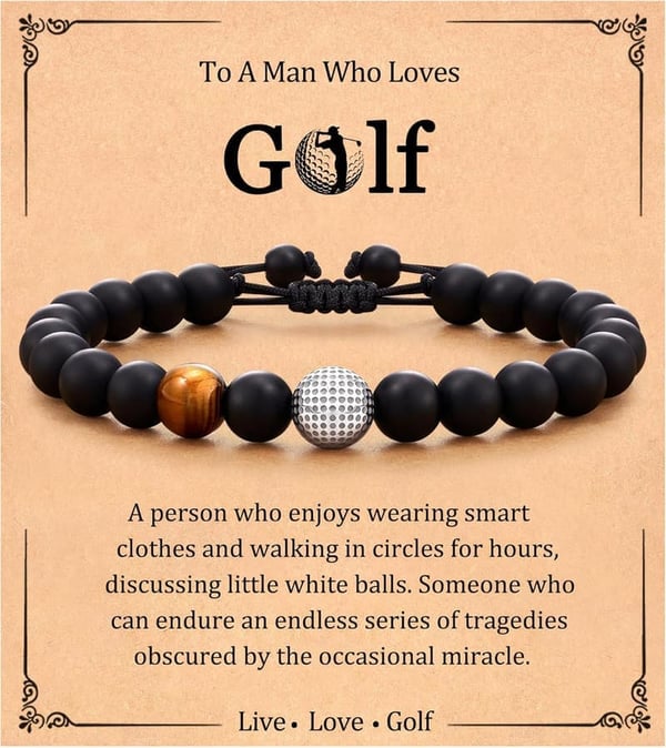 Sports Bracelet Gift for Boys - Baseball, Soccer, Basketball, Hockey, Golf, Football
