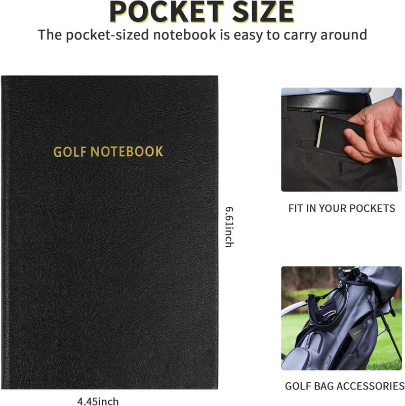 Golf Scorecard Journal Set with Pen & Marker - Perfect Gift for Golfers