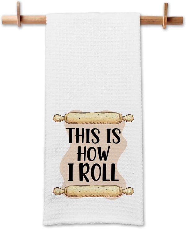 Funny Kitchen Hand Towels with Sayings - Humorous Gifts for Home