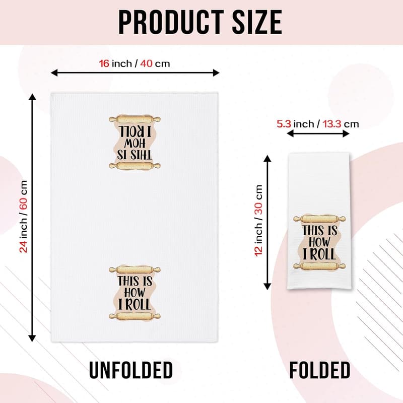 Funny Kitchen Hand Towels with Sayings - Humorous Gifts for Home