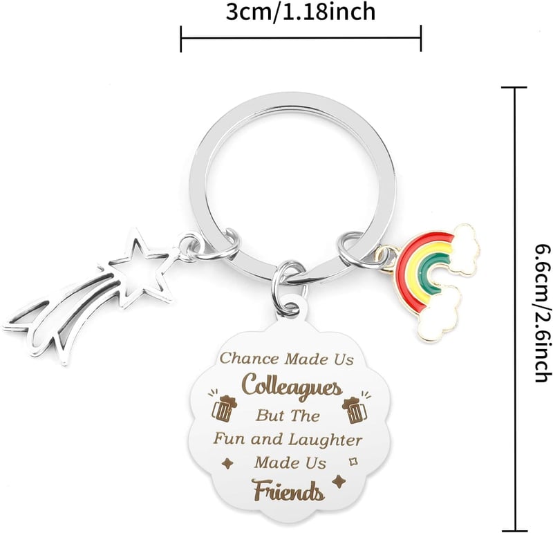 Valentine's & Birthday Keychain Gifts for Women Coworkers