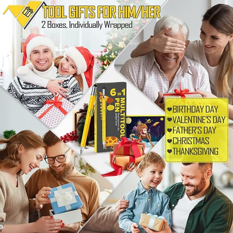 Multitool Pen Set for Men - Perfect Gifts for Engineers & Dads
