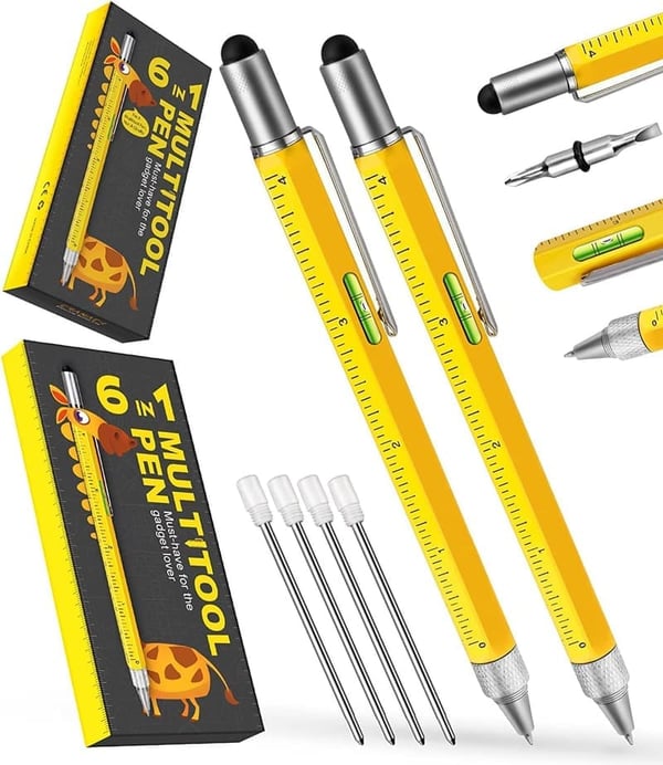 Multitool Pen Set for Men - Perfect Gifts for Engineers & Dads