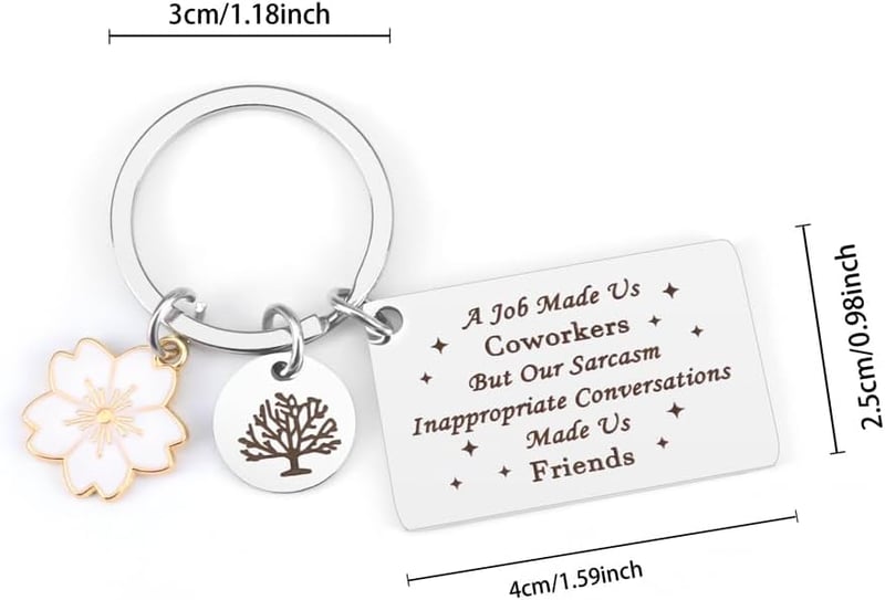 Coworkers Keychain - Thoughtful Gift for Any Occasion