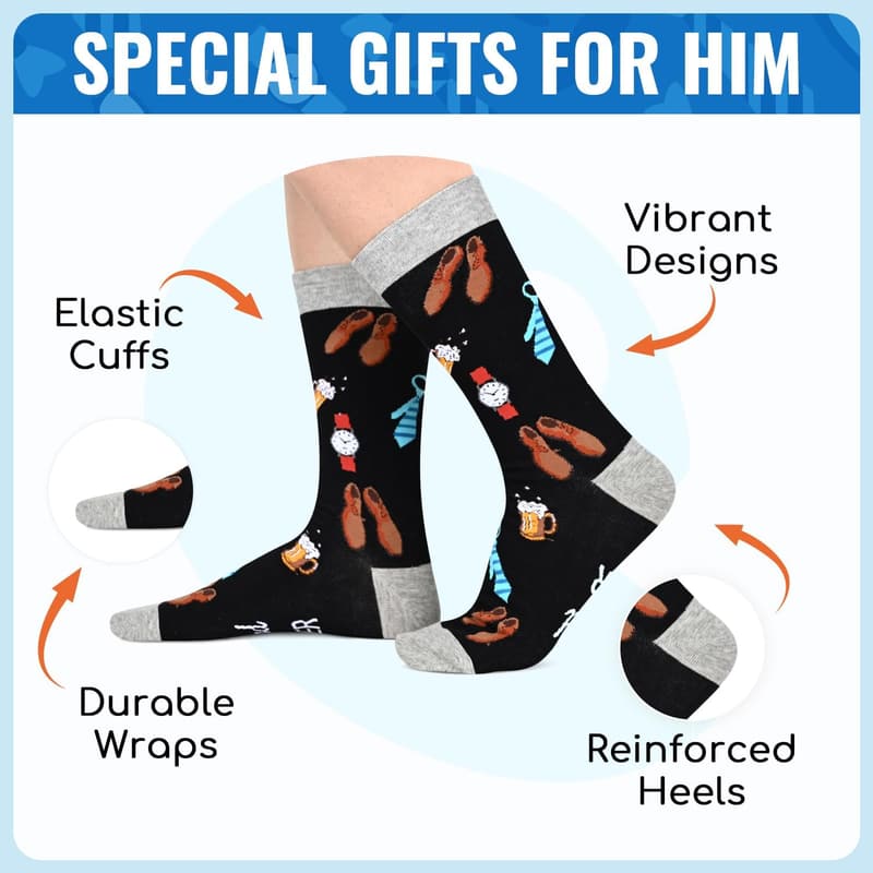 Father's Day Socks for New Dads and Grandpas