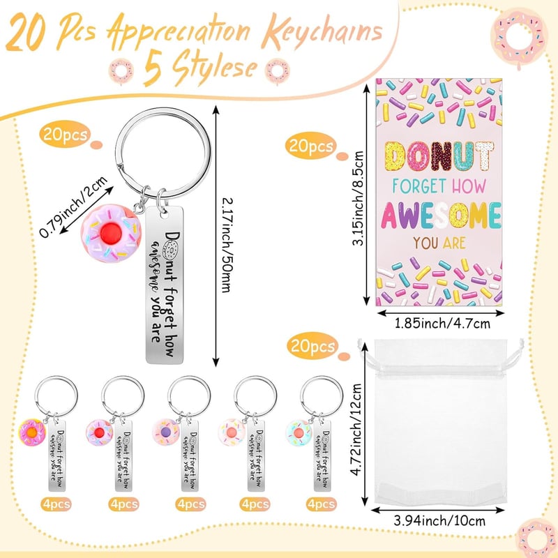 Father's Day Appreciation Keychains for Coworkers