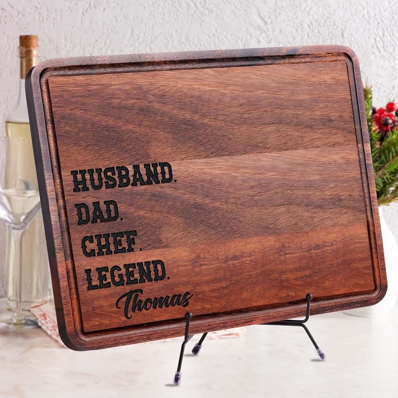Custom BBQ Cutting Board - Perfect Gift for Father's Day