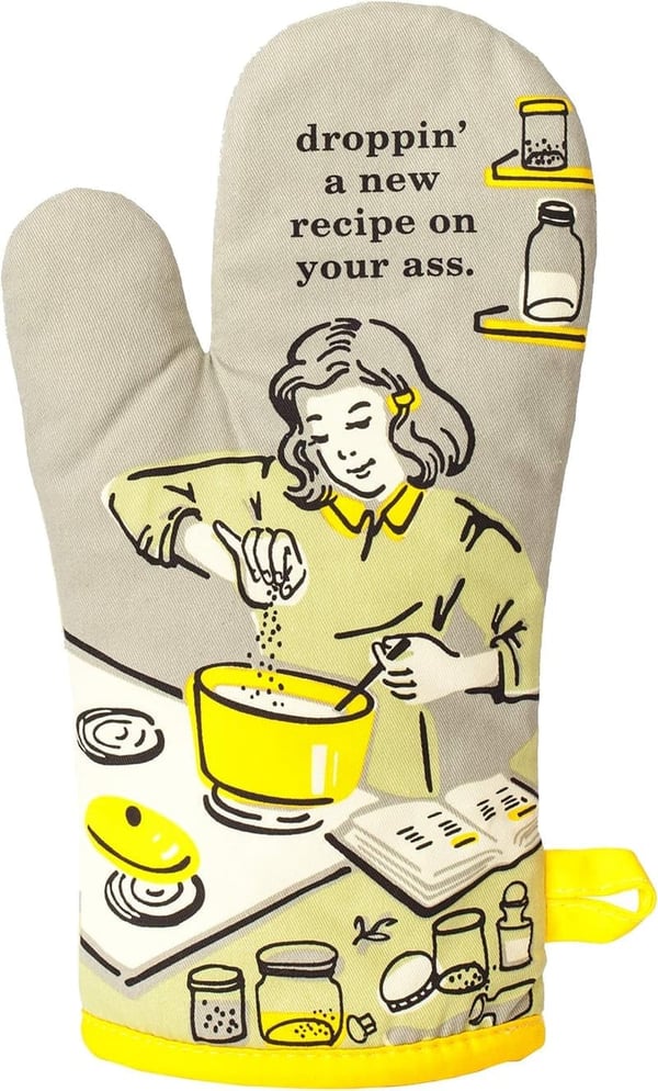 Super-Insulated Cotton Oven Mitt - Droppin' a New Recipe