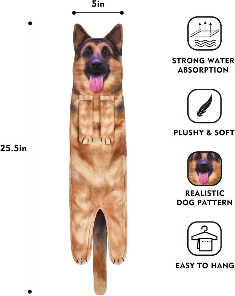 German Shepherd Hand Towels - Gifts for Dog Lovers