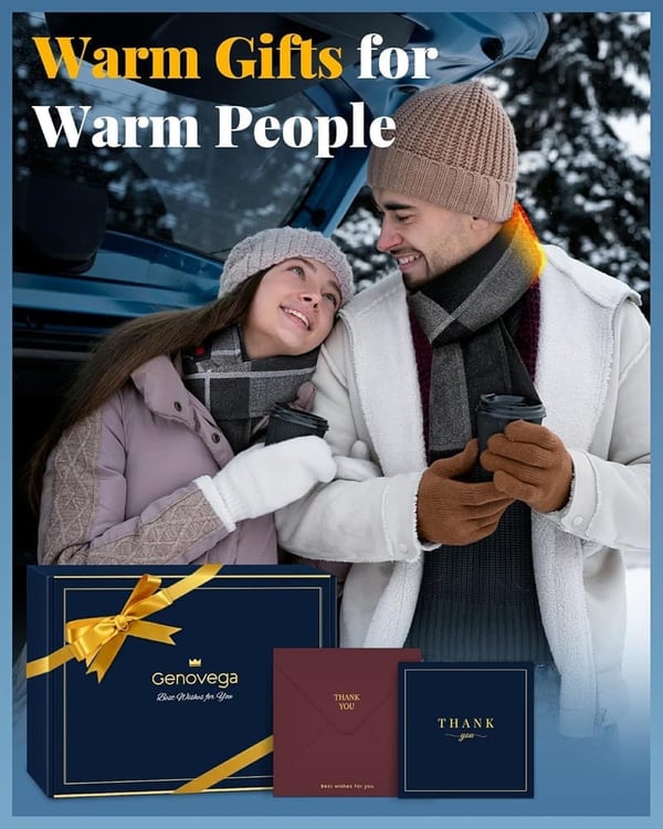 Rechargeable Graphene Heated Scarf for Men and Women