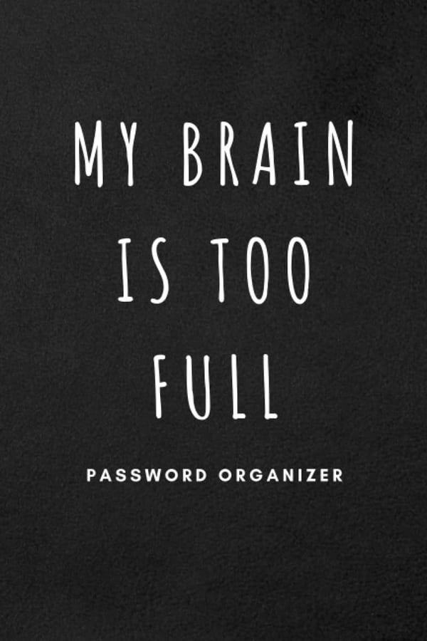 Password Organizer Logbook for Men – Pocket Size with Tabs