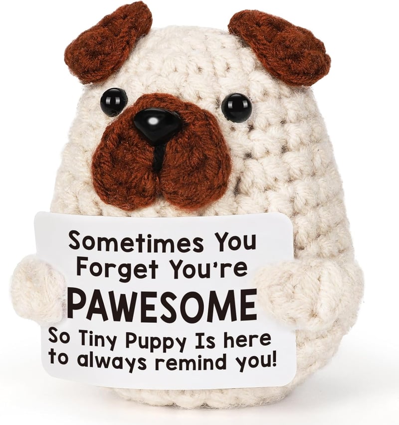 Cute Handmade Puppy Plush for Pet Lovers - Perfect Birthday Gift