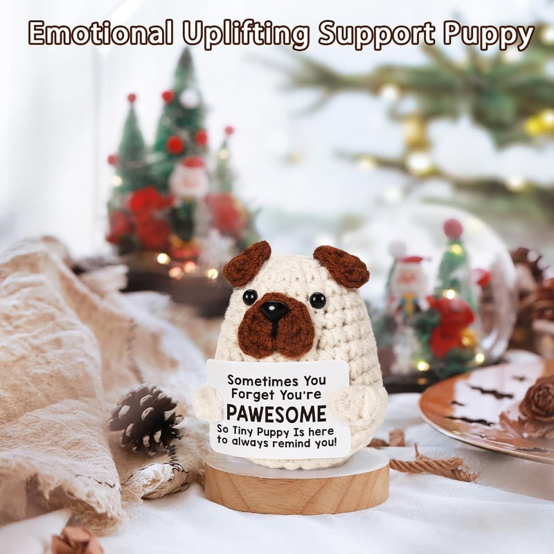 Cute Handmade Puppy Plush for Pet Lovers - Perfect Birthday Gift