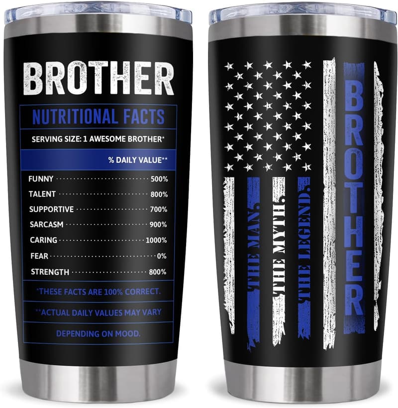 Birthday Gift for Brother - 20oz Tumbler