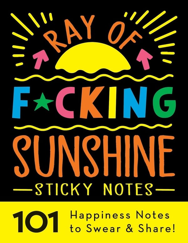 Funny Sticky Notes Set: 101 Swear & Share Happiness Notes