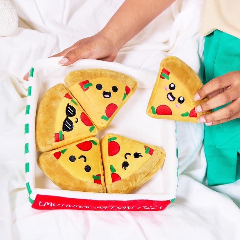 Emotional Support Pizza Plush Toy for Comfort & Fun