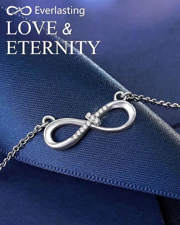 Infinity Cross Necklace for Women's Birthday Gifts