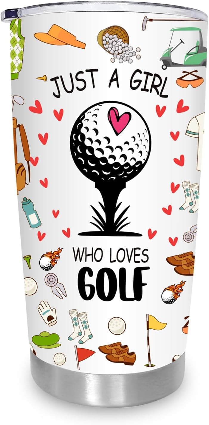 Golfing Essentials for Women – 20 oz Travel Tumbler