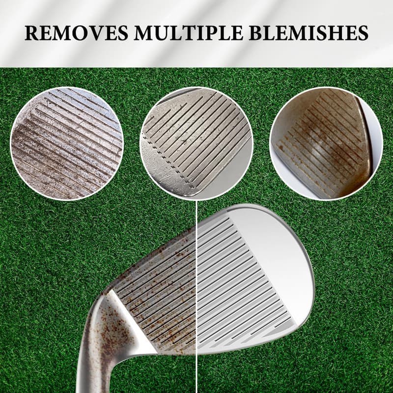 Golf Club Cleaner Kit with 10 oz Polish Compound and Cloth