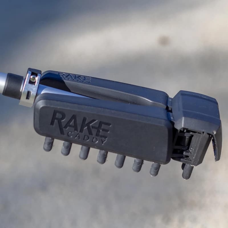 Golf Gift: The Original Rake Caddy - Personal Bunker Rake
