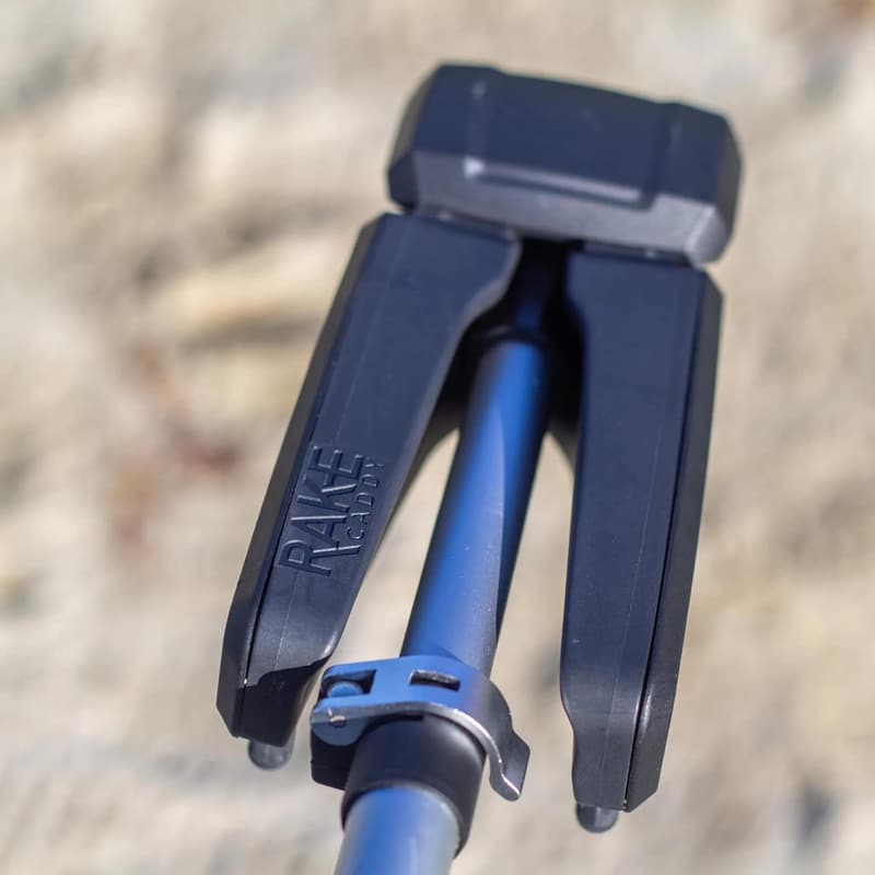 Golf Gift: The Original Rake Caddy - Personal Bunker Rake