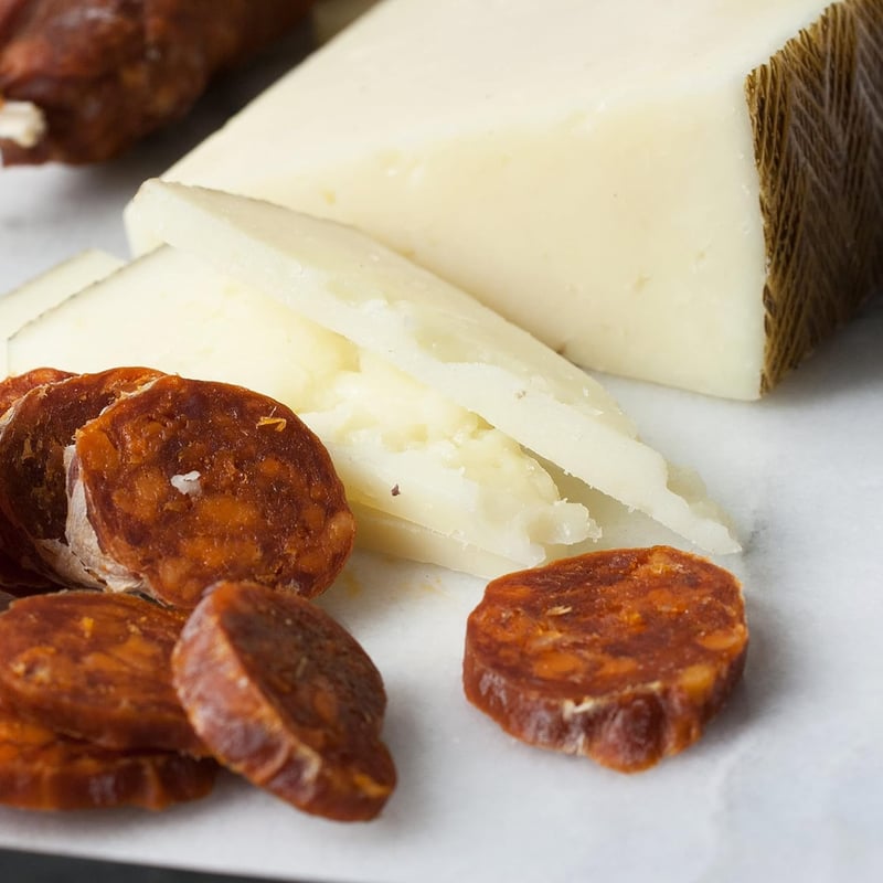 Spanish Gourmet Gift Box - Fine Cheeses, Meats, and Delicacies