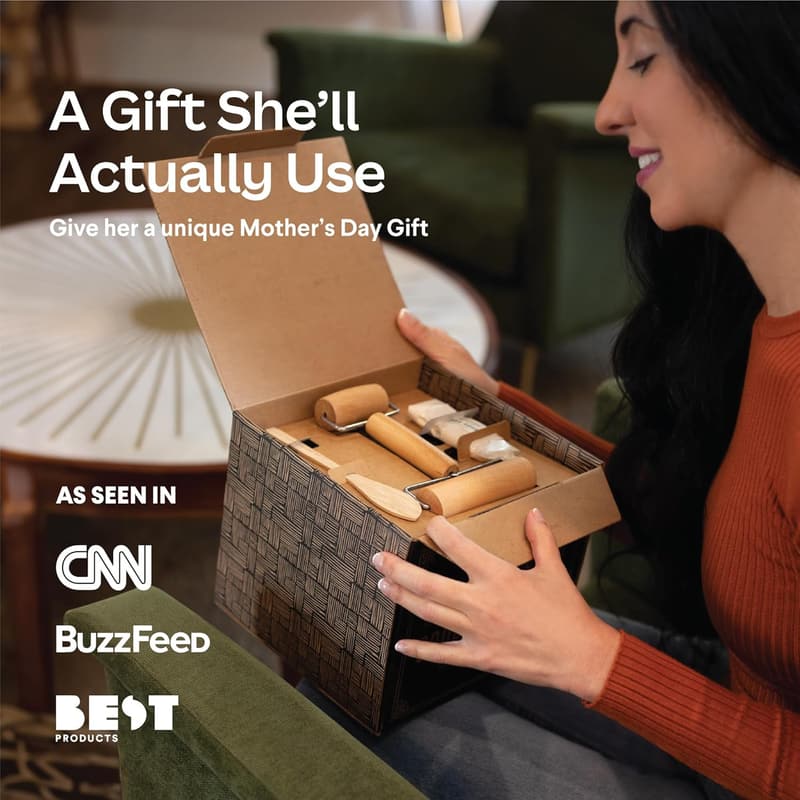 Mother's Day Bamboo Steamer Set for Soup Dumplings with Video Guide