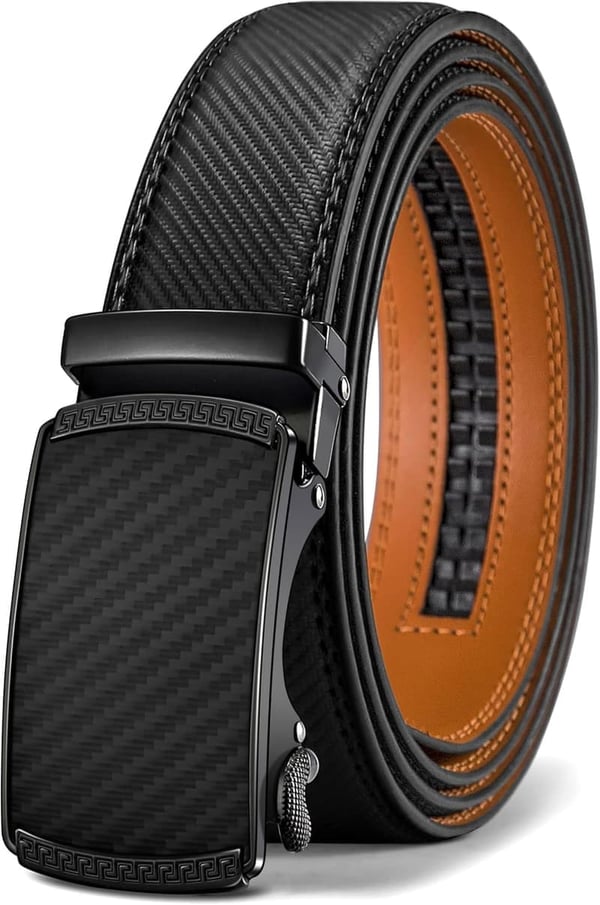 Men's Slide Ratchet Belt - Adjustable & Trim-to-Fit