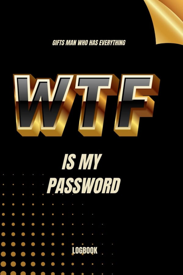 Internet Password Logbook for Men - Secure Account Keeper