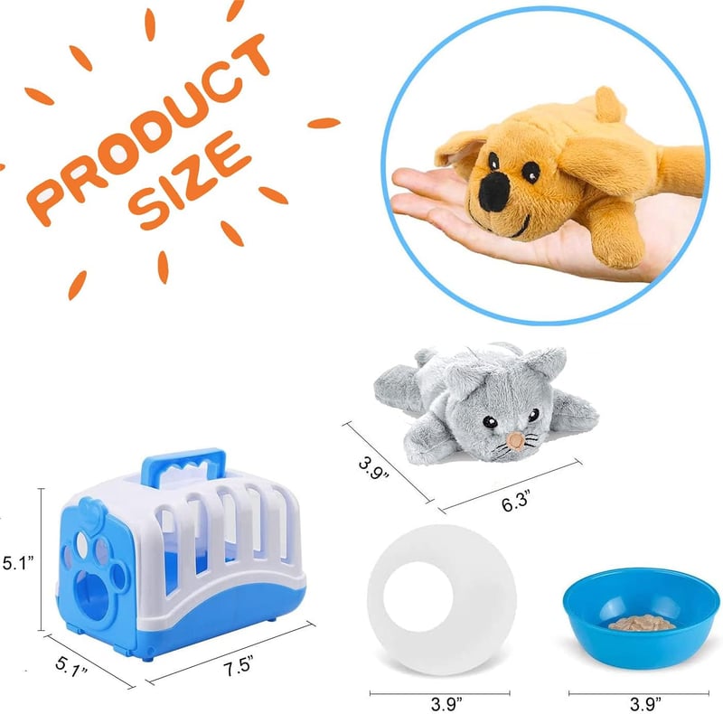 Veterinarian Role Play Set with Plush Pets (34 Pcs)