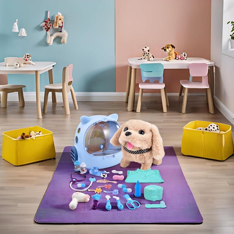 Toddler Doctor Playset with 25 Pieces - Vet Kit for Ages 1-5