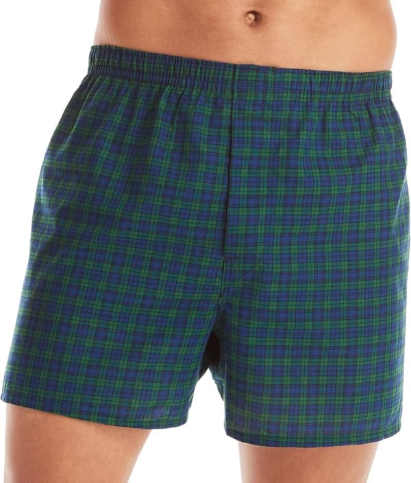 Hanes Men's Tagless Boxer Briefs, Exposed Waistband, Multi-Pack