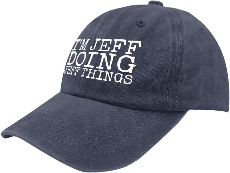 Father's Day Fitted Hat for Men – Jeff Doing Jeff Things