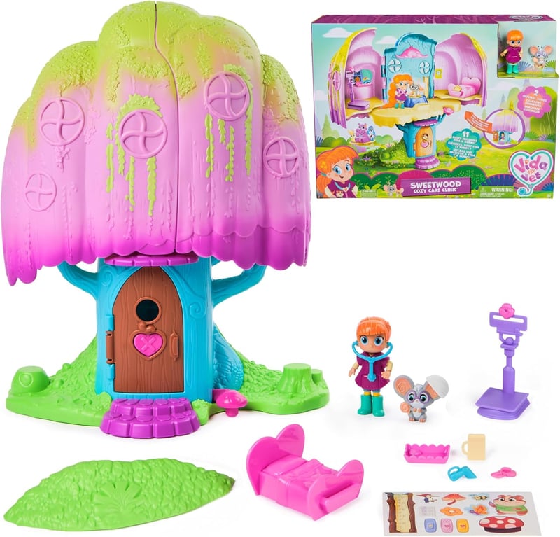 Vida the Vet Treehouse Playset with Action Figures & Furniture