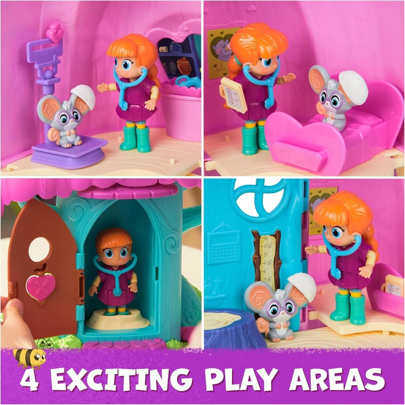 Vida the Vet Treehouse Playset with Action Figures & Furniture