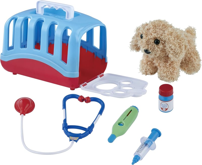 Play Vet Set with Puppy and Doctor Tools - Ages 3+