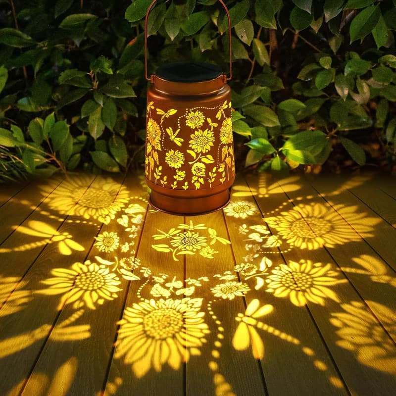 Dragonfly Solar Lanterns – Outdoor Metal LED Garden Decor