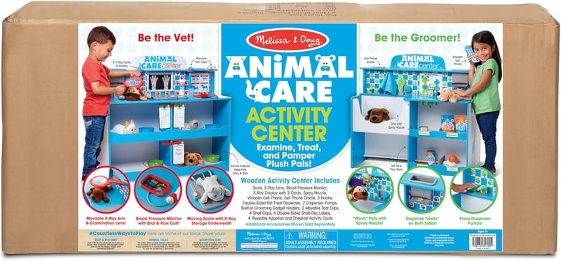 Animal Care Veterinarian Activity Center for Plush Pets