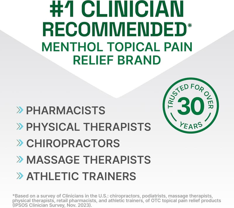 Biofreeze Professional Strength Pain Relief Roll-On, 2 Pack