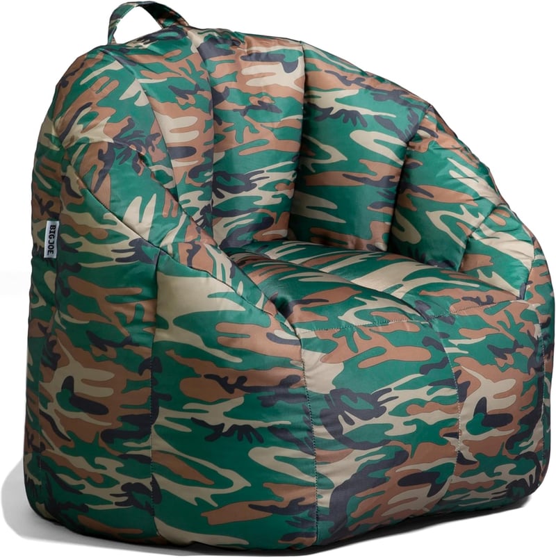 Milano Smartmax Green Camo Beanbag Chair