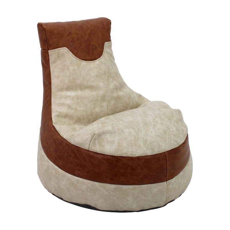 Kids' Rustic Gamer Bean Bag Chair - Comfy Flexible Seating