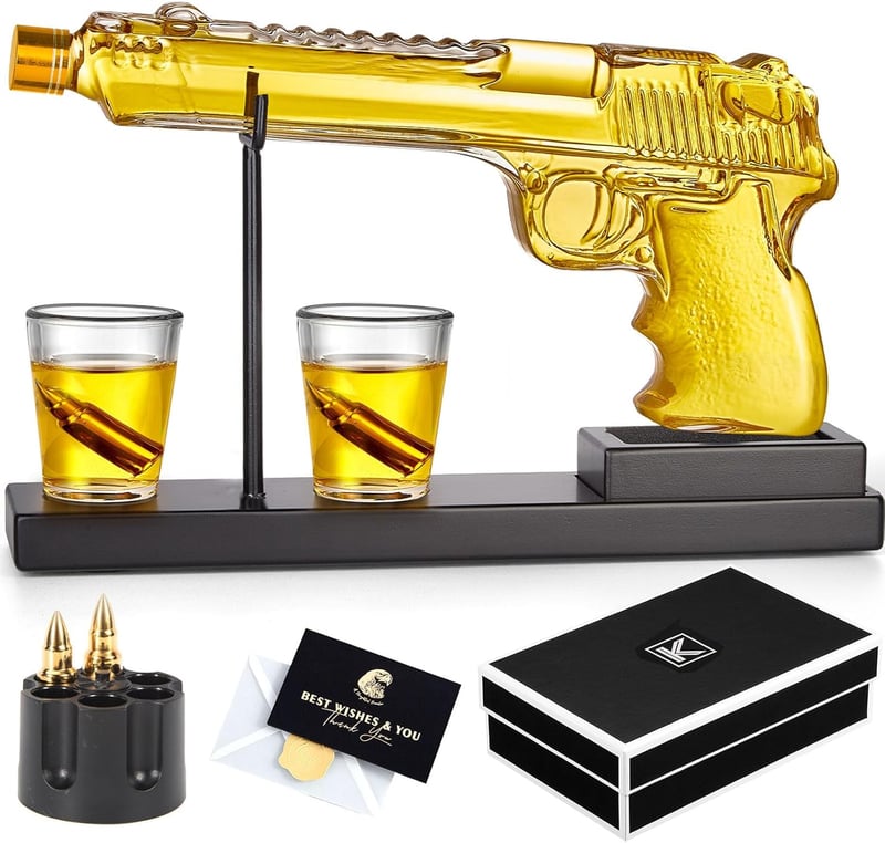 Personalized Decanter Set for Father's Day and Birthdays