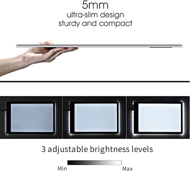 A4 Adjustable Brightness Tracing Board for Artists